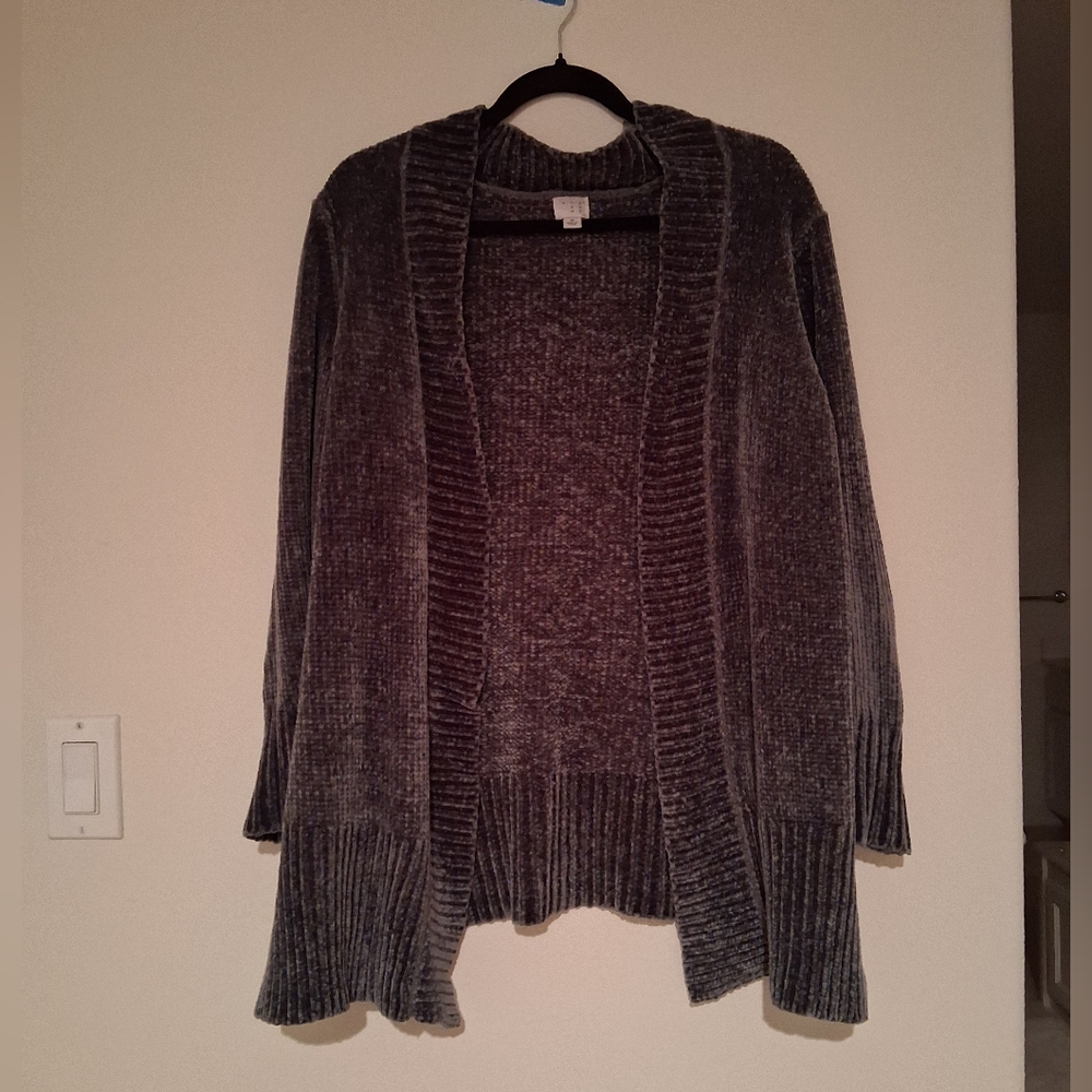Womens green cardigan